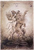 Luis Royo - Black Tarot - The Labyrinth Tarot, 07